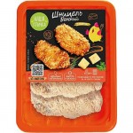 Шницель из мяса цыплят-бройлеров Наша Птичка Венский с сыром охлаждённый, 260г