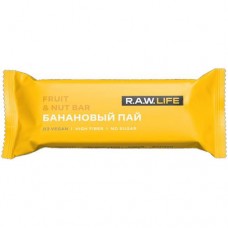 Батончик орехово-фруктовый R.A.W. Life Банановый Пай, 47г в магазинах Перекресток