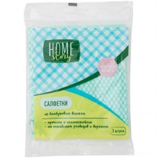 Салфетки из бамбукового волокна 30х34см Home Story, 3шт в магазинах Перекресток