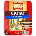 Салат ВРК с мидией из морской капусты в майонезной заливке, 150г