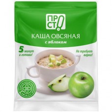 Каша овсяная быстрого приготовления с яблоком Пр!ст, 35г в магазинах Перекресток