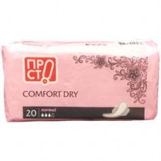 Прокладки Comfort Dry normal гигиенические женские Пр!ст, 20шт в магазинах Перекресток