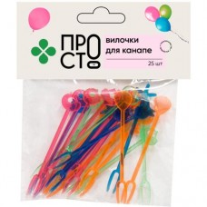 Вилочки для канапе Пр!ст, 25шт в магазинах Перекресток