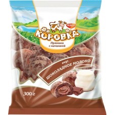 Пряники Коровка с начинкой шоколадное молоко, 300г в магазинах Перекресток