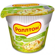 Пюре Роллтон картофельное с куриным вкусом, 40г в магазинах Перекресток