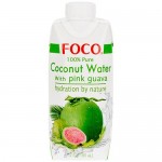 Вода кокосовая Foco с розовой гуавой, 330мл Вода кокосовая Foco с розовой гуавой, 330мл