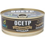 Осётр EcoFood натуральный в собственном соку, 240г
