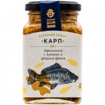 Карп зеркальный с грецким орехом и изюмом, 250г Карп зеркальный с грецким орехом и изюмом, 250г
