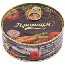 Скумбрия Сохраним Традиции атлантическая с томатным соусом и овощным гарниром По-Болгарски, 240г в магазинах Перекресток