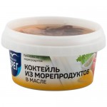 Коктейль из морепродуктов Балтийский Берег в масле, 210г