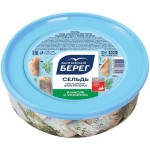 Сельдь Балтийский Берег по-царски филе-кусочки в масле с укропом, 400г