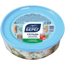 Сельдь Балтийский Берег по-царски филе-кусочки в масле с укропом, 400г в магазинах Перекресток