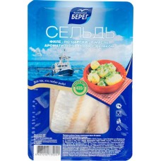 Сельдь Балтийский Берег по-царски тихоокеанская филе в масле с дымком, 400г в магазинах Перекресток
