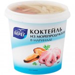 Коктейль из морепродуктов Балтийский Берег варёный в маринаде, 390г