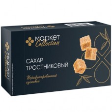 Сахар тростниковый кусковой нерафинированный Market Collection, 500г в магазинах Перекресток