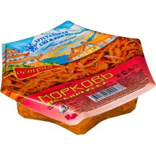 Салат Хрустальная Снежинка морковь по-корейски, 150г в магазинах Перекресток