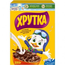 Готовый шоколадный завтрак Хрутка обогащённый кальцием, 350г в магазинах Перекресток