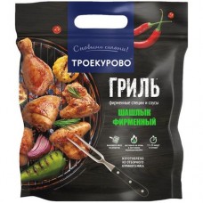Шашлык из мяса цыплёнка-бройлера Троекурово Фирменный охлаждённый в магазинах Перекресток