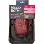 Стейк Мясо Есть! Раунд из говядины мелкокусковой бескостный категории А охлажденный, 200г
