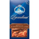 Шоколад горький Вдохновение с трюфельным кремом и миндалем, 100г Шоколад горький Вдохновение с трюфельным кремом и миндалем, 100г