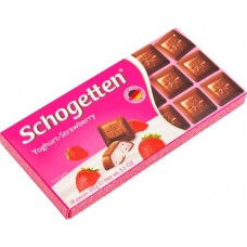 Шоколад Schogetten Клубничный йогурт, 100г в магазинах Перекресток