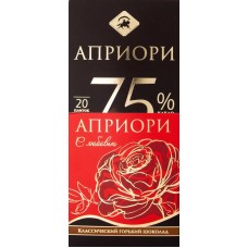 Шоколад горький Априори 75%, 100г в магазинах Перекресток
