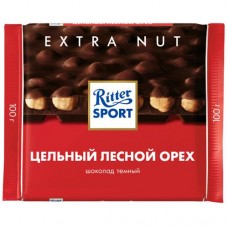 Шоколад тёмный Ritter Sport с цельным лесным орехом, 100г в магазинах Перекресток