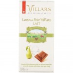 Шоколад молочный Villars с грушевым бренди, 100г