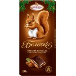 Шоколад горький Белочка с цельным миндалем, 100г Шоколад горький Белочка с цельным миндалем, 100г