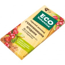 Шоколад горький Eco botanica с клюквенными ягодами, 85г в магазинах Перекресток