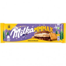 Шоколад молочный Milka с шоколадной и молочной начинками и печеньем, 300г в магазинах Перекресток