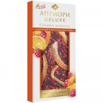 Шоколад горький Априори с малиной и цукатами апельсина, 100г