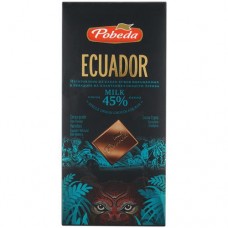 Шоколад молочный Победа Вкуса Ecuador, 100г в магазинах Перекресток
