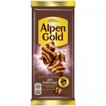 Шоколад Alpen Gold Два шоколада тёмный и белый, 85г
