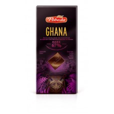 Шоколад горький Победа Вкуса Гана, 100г в магазинах Перекресток