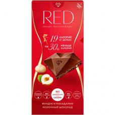 Шоколад молочный Red Delight с фундуком и макадамией, 85г в магазинах Перекресток
