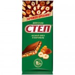 Шоколад молочный Степ с лесным орехом, 90г