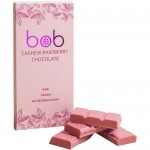 Шоколад белый Bob с малиной на кешью, 50г