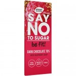 Шоколад горький Smart Formula Dark With Raspberry Crisp с малиной, 90г