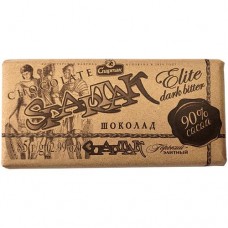 Шоколад горький Спартак Элитный 90%, 85г в магазинах Перекресток