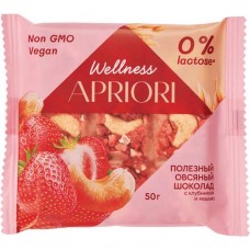 Шоколад Wellness Apriori с кешью и клубникой, 50г в магазинах Перекресток