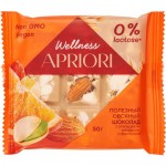 Шоколад Wellness Apriori с апельсином миндалем и фисташкой, 50г Шоколад Wellness Apriori с апельсином миндалем и фисташкой, 50г