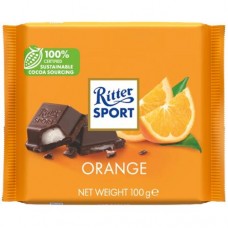 Шоколад Ritter Sport Яркий Апельсин темный с помадной начинкой, 100г в магазинах Перекресток