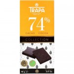 Шоколад Trapa горький 74%, 90г