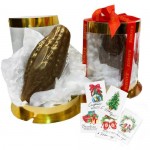Шоколад Jean Rene Winter Limited Edition Какао боб молочный ручной работы, 150г