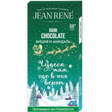Шоколад Jean Rene Winter Limited Edition темный без сахара с миндалем и вишней, 50г в магазинах Перекресток