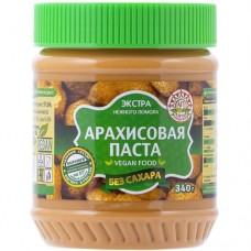 Арахисовая паста Азбука Продуктов Экстра без сахара, 340гр в магазинах Перекресток