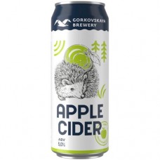 Сидр Горьковская пивоварня Apple Cider фруктовый аромат полусухой газированный пастеризованный, 450мл в магазинах Перекресток