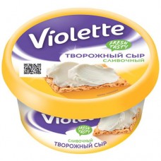 Сыр творожный Violette Сливочный 70%, 140г в магазинах Перекресток