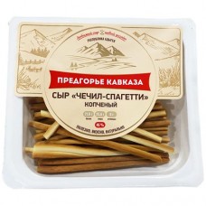 Сыр Предгорье Кавказа Чечил копчёный спагетти 45%, 100г в магазинах Перекресток